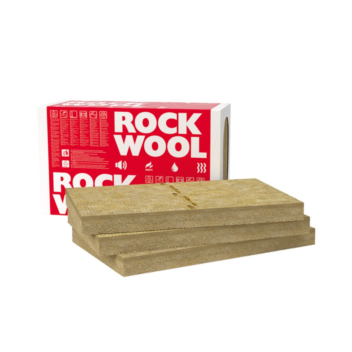 Vata bazaltica Rockwool Ceilingrock FW1 caserata, 100 x 1000 x 1200 mm